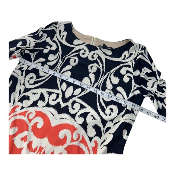 I.N.C. International Concepts Womens Knee Length Dress Sz 8 Floral Print Stretch - Picture 4 of 12